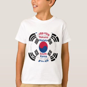 South Korea National Flag Colors Art Print/Graphic T-Shirt
