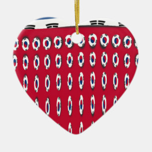 South Korea National Flag, Korean Taegeukgi Pride  Ceramic Ornament