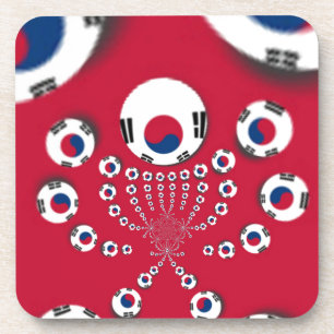 South Korea National Flag: Korean Taegeukgi Pride Coaster