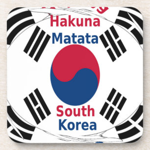 South Korea National Flag: Korean Taegeukgi Pride Coaster