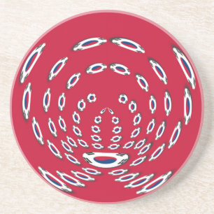 South Korea National Flag: Korean Taegeukgi Pride Coaster