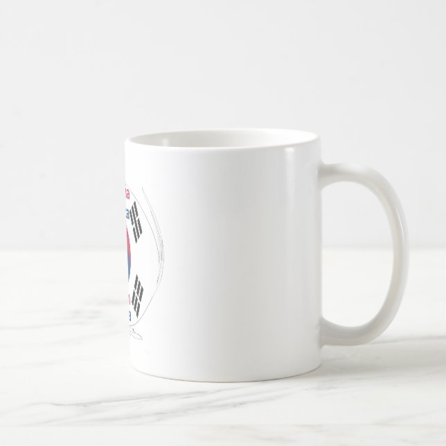 South Korea National Flag: Korean Taegeukgi Pride  Coffee Mug (Right)