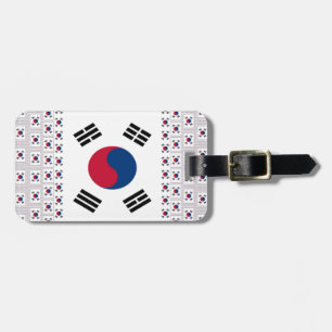 South Korea National Flag: Korean Taegeukgi Pride  Luggage Tag