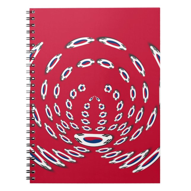 South Korea National Flag: Korean Taegeukgi Pride  Notebook (Front)