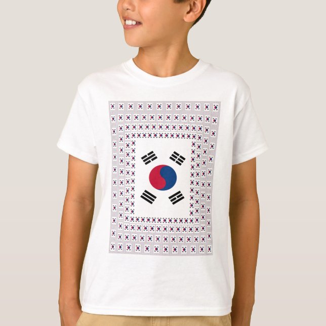 South Korea National Flag: Korean Taegeukgi Pride  T-Shirt (Front)