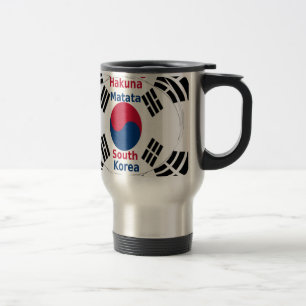 South Korea National Flag: Korean Taegeukgi Pride  Travel Mug