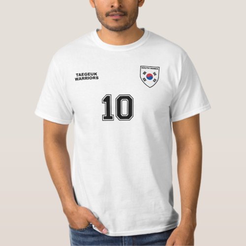 South Korea National Football Team Soccer Retro T_Shirt