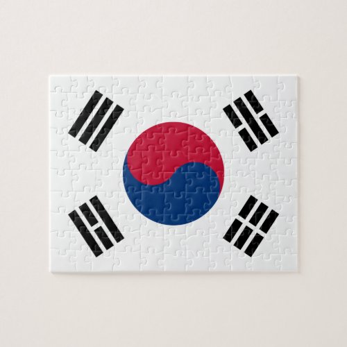 South Korea National World Flag Jigsaw Puzzle