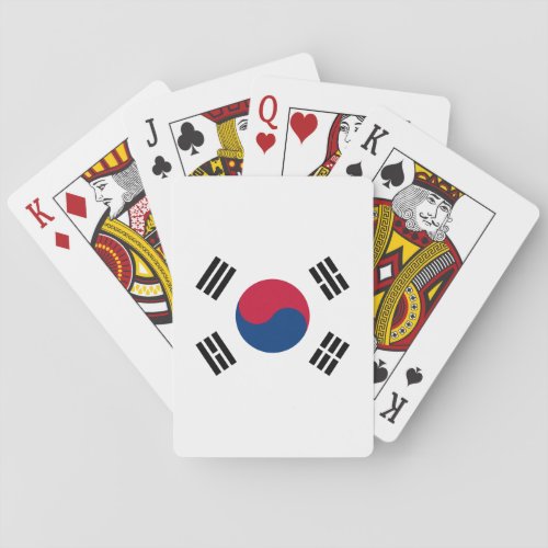 South Korea National World Flag Poker Cards
