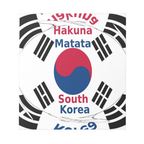 South Korea Notepad