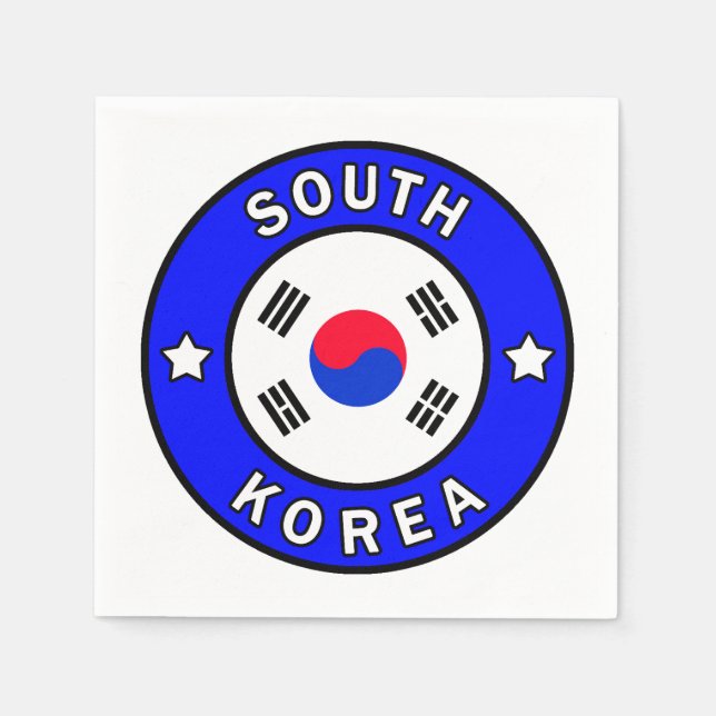 South Korea Paper Napkins (Front)