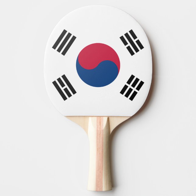 South Korea Ping-Pong Paddle (Front)