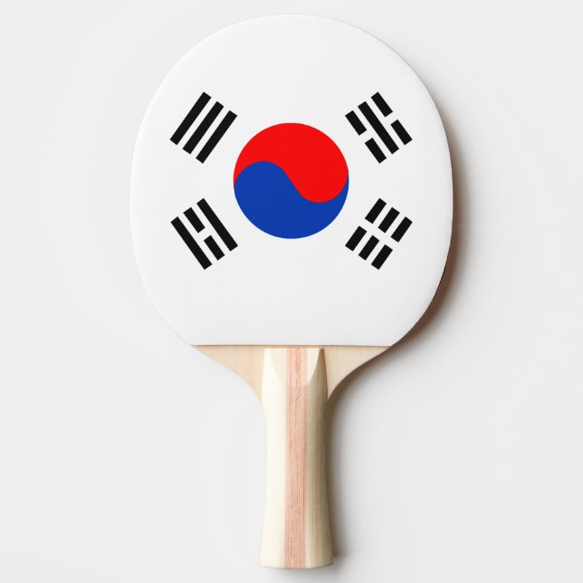 South Korea Ping-Pong Paddle (Front)