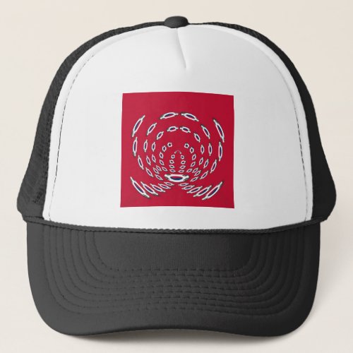 South Korea Polka Dot flag Trucker Hat