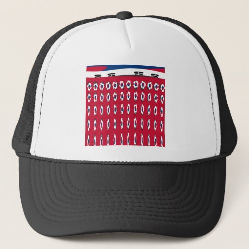 South Korea PolkaDot flag Trucker Hat