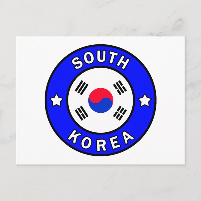 South Korea Postcard (Front)