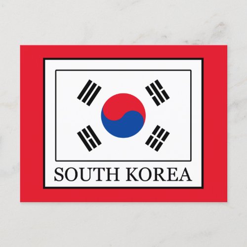 South Korea Postcard