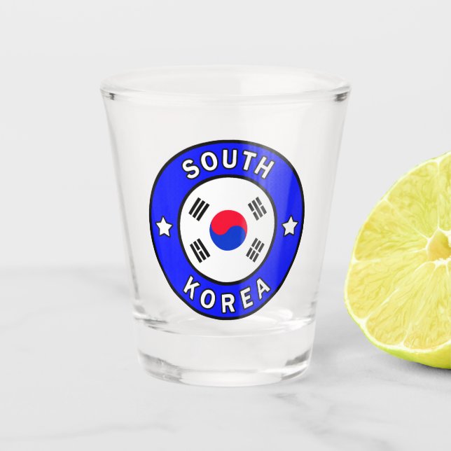 South Korea Shot Glass (Front)