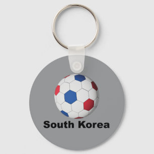 South Korea Soccer Keychain