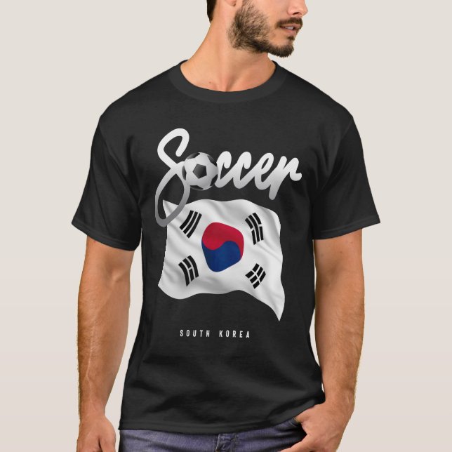 South Korea Soccer - Korean Flag T-Shirt (Front)
