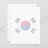 South Korea – South Korean Flag (Front/Back)