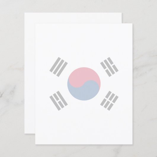 South Korea – South Korean Flag (Front/Back)