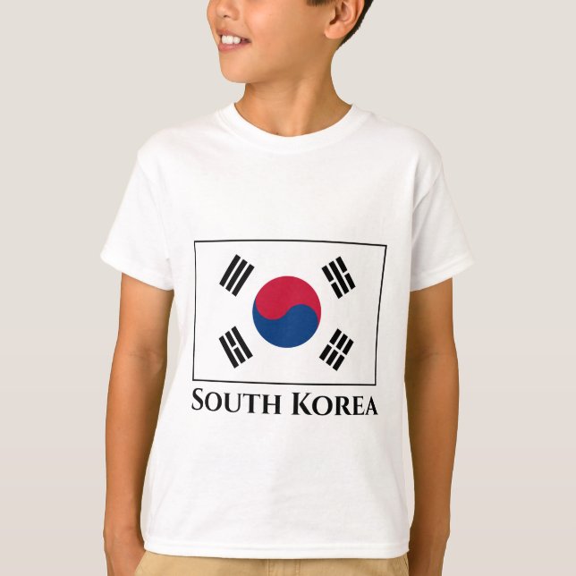 South Korea (South Korean) Flag T-Shirt (Front)