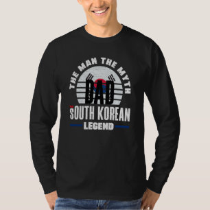 South Korea South Korean South Korea Flag Fathers T-Shirt