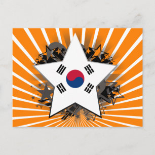 South Korea Star Postcard