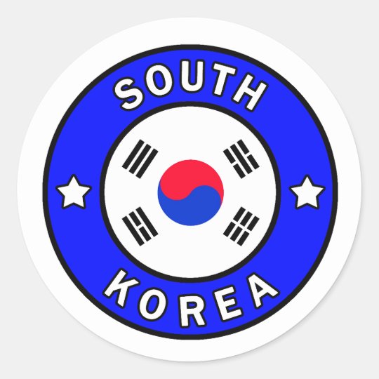  South  Korea  sticker  Zazzle com