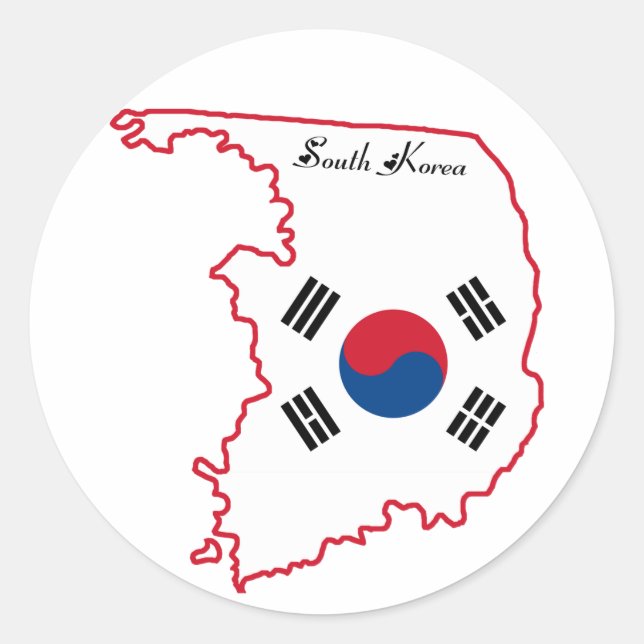South Korea Sticker (Front)