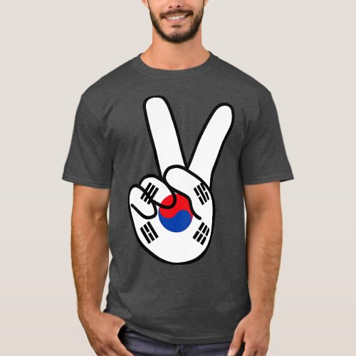 South Korea V Sign T_Shirt