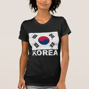 South Korea Vintage Flag T-Shirt