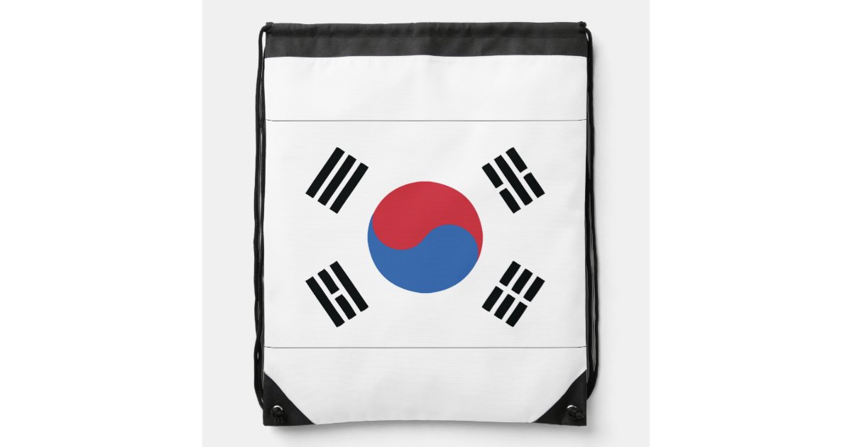 South Korean Drawstring Backpack Zazzle