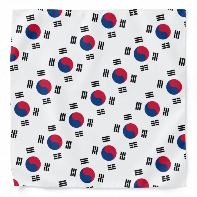 South Korean flag bandana | Colors of Korea