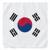 South Korean flag bandanas