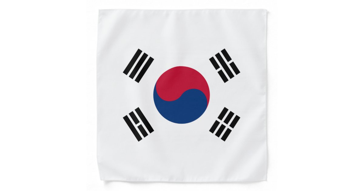 South Korean flag bandanas Zazzle