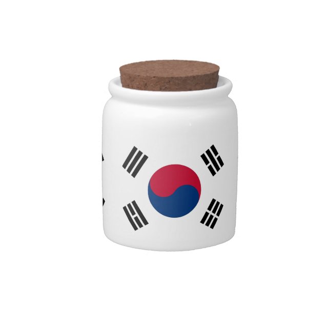 South Korean Flag Candy Jar (Front)
