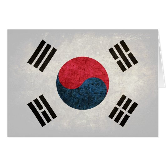South Korean Flag Cards (Front Horizontal)