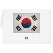 South Korean Flag Cards (Back Horizontal)