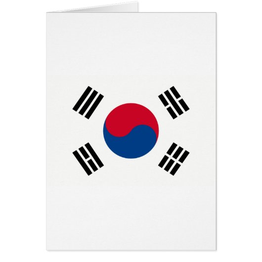 South Korean Flag Cards (Front)
