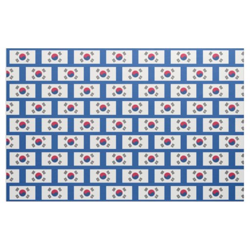 South Korean Flag Fabric