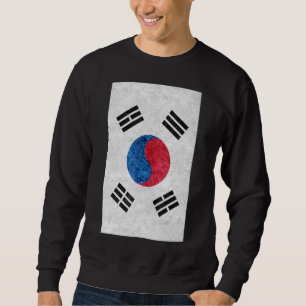 South Korean Flag For Koreans Vintage Flag Of Sout Sweatshirt