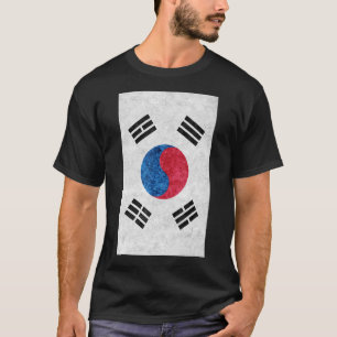 South Korean Flag For Koreans Vintage Flag Of Sout T-Shirt