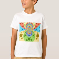South Korean Flag Inspired Abstract Art Print