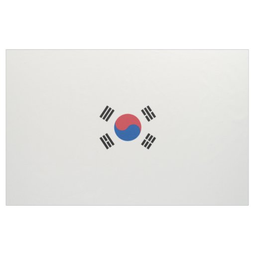 South Korean Flag - Korea - Taegeukgi - 대한민국의 국기 Fabric