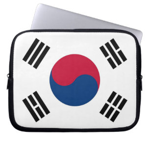 South Korean Flag Laptop Sleeve