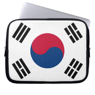 South Korean Flag Laptop Sleeve