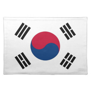 South Korean Flag on MoJo Placemat