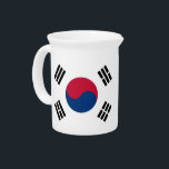 South Korean Flag Pitcher<br><div class="desc">Add a refreshing touch of South Korean pride to your drinkware collection with our exclusive pitcher featuring the flag of South Korea! Crafted with meticulous attention to detail, this pitcher is more than just a functional item; it’s a celebration of South Korea’s heritage and cultural pride. The vibrant design prominently...</div>